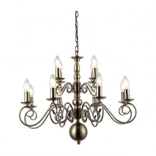 подвесная люстра arte lamp a1129lm-12ab в Архангельске