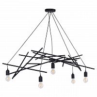 дизайнерская подвесная люстра spot light glenn 9222504 черная в Архангельске