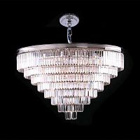 подвесная люстра newport 31127/s nickel матовый никель, белая в Архангельске