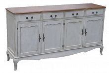 комод четырех дверный mobilier de maison белый, коричневый в Архангельске