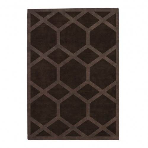 ковер ashton cocoa coffe 120x170 коричневый в Архангельске