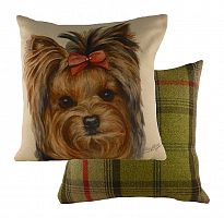 подушка с принтом waggydogs yorkie в Архангельске