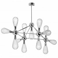 дизайнерская подвесная люстра spot light silvio 8301328 хром в Архангельске