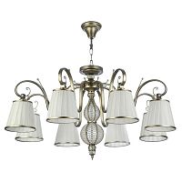 подвесная люстра maytoni brezza arm002-08-ng белая в Архангельске