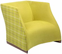 кресло vivienne armchair yellow checkerboard в Архангельске