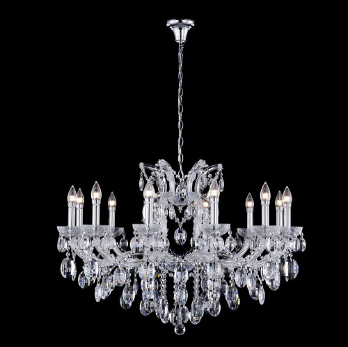 подвесная люстра crystal lux hollywood sp12 chrome в Архангельске