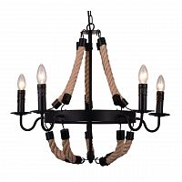 подвесная люстра arte lamp marsiglia a8956lm-5bk в Архангельске