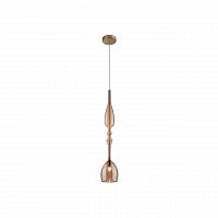 подвесной светильник crystal lux lux new sp1 c amber в Архангельске