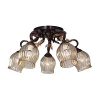 потолочная люстра idlamp brauni 474/5pf-blackpatina в Архангельске