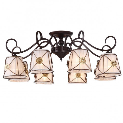 потолочная люстра arte lamp 72 a5495pl-8br в Архангельске