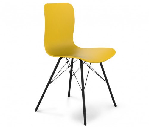 стул dsr желтый s40 (eames style) в Архангельске