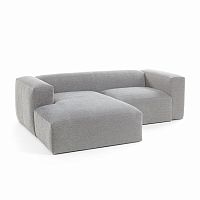 диван блок sofa двухместный левый угол серый от la forma (ex julia grup) в Архангельске