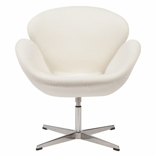 кресло swan chair кремовое в Архангельске