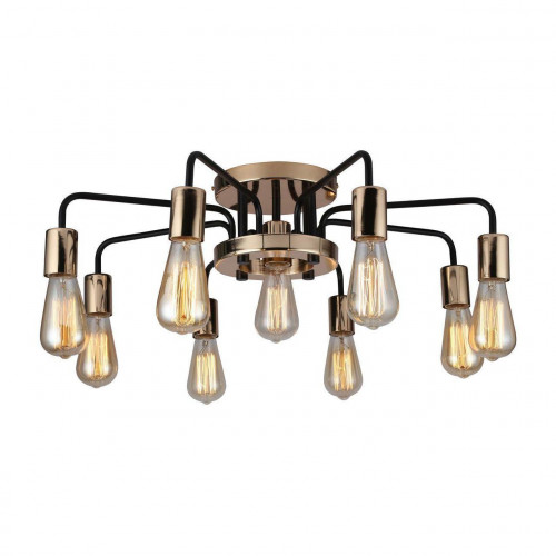 потолочная люстра arte lamp a6001pl-9bk в Архангельске
