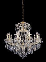 подвесная люстра crystal lux isabel sp11 gold/transparent золото в Архангельске