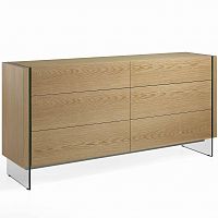 комод широкий cp1712-c-oak от angel cerda орех в Архангельске