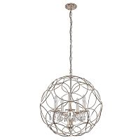 подвесная люстра crystal lux aria sp5 silver в Архангельске