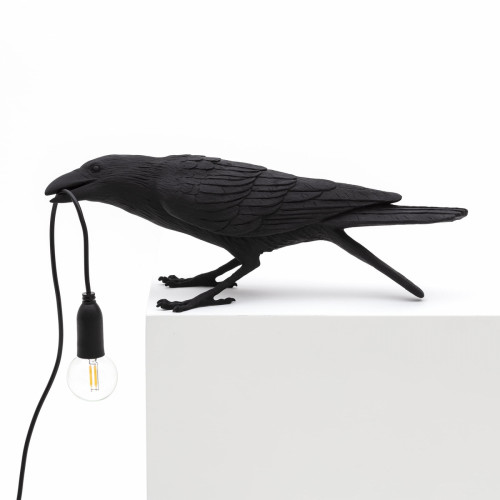 настольная лампа bird black playing от seletti в Архангельске