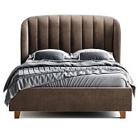 кровать двуспальная 160х200 коричневая tulip в Архангельске