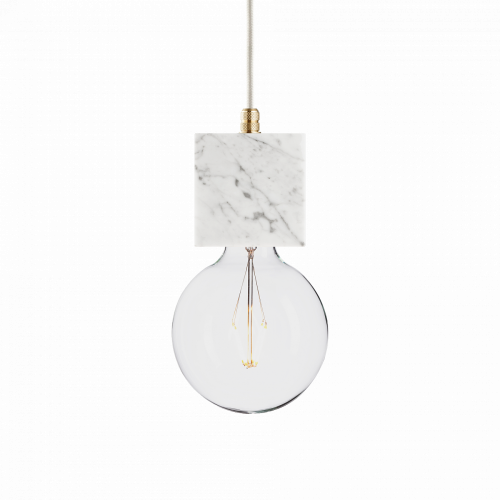 подвесной светильник marmor veldi bianco brass в Архангельске