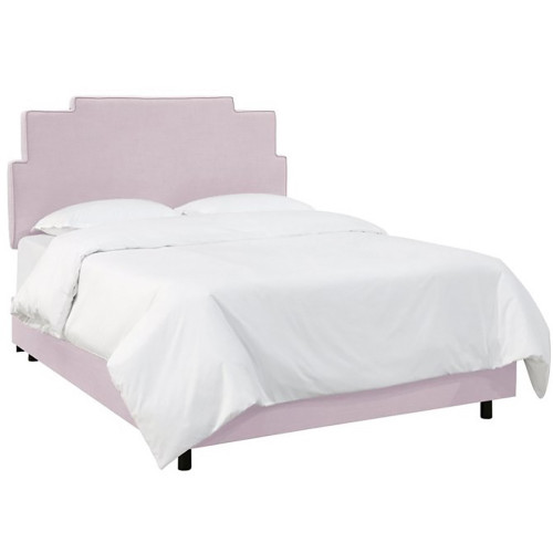 кровать двуспальная 160х200 розовая paxton lilac linen в Архангельске