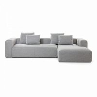 диван blok sofa 3 правый угол светло-серый от la forma (ex julia grup) в Архангельске