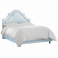 кровать двуспальная 180х200 голубая kennedy french blue в Архангельске