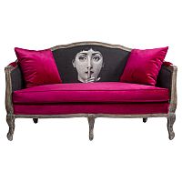 диван «секрет руж» fornasetti прямой красный с черным в Архангельске