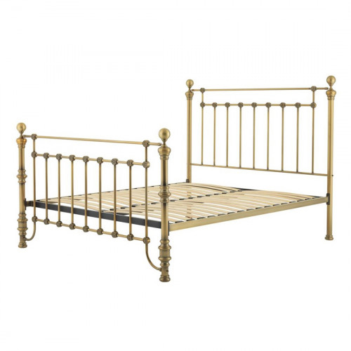 кованая двуспальная кровать 180х200 золотая blaine в Архангельске