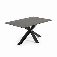 стол arya 160x90 черный, фарфоровый c436k09 от la forma (ex julia grup) в Архангельске