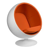 кресло eero aarnio style ball chair оранжевое в Архангельске