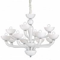 люстра дизайнерская ideal lux casanova белая, хром в Архангельске