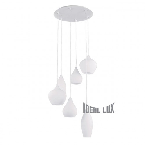 подвесная люстра ideal lux soft sp6 bianco в Архангельске