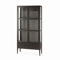 книжный шкаф altino витрина коричневый в Архангельске