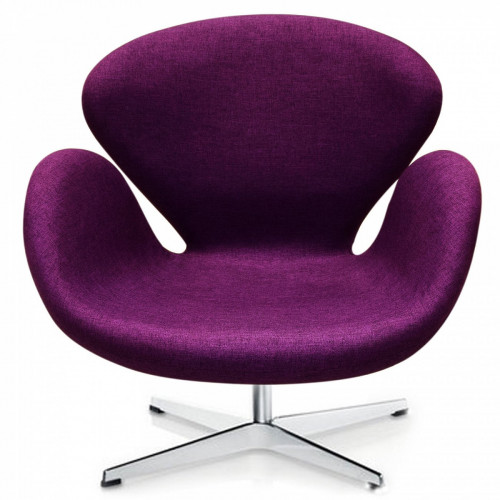 кресло swan chair фиолетовое в Архангельске