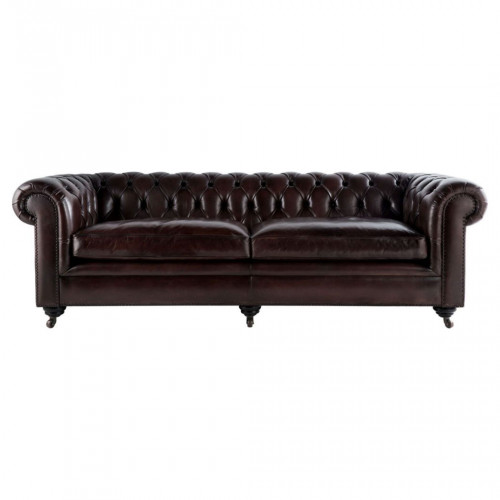 диван chesterfield lounge прямой темно-коричневый в Архангельске