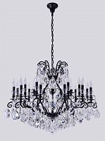 подвесная люстра crystal lux magnifico sp19 black/transparent черная в Архангельске