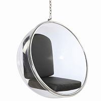 кресло bubble chair черное в Архангельске