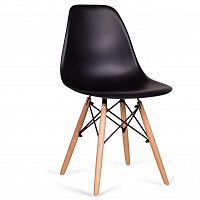 стул деревянный pc-015 черный (eames style) в Архангельске