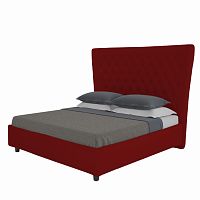 кровать двуспальная 180х200 красная из велюра quicksand в Архангельске