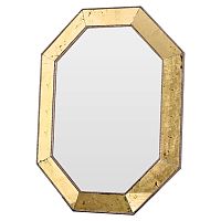 зеркало золотое восьмиугольное в состаренной раме aristocrat gold в Архангельске