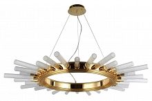 подвесная люстра crystal lux fair sp15 gold d1000 золото в Архангельске