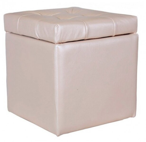 пуф шарм-дизайн квадро с ящиком беж в Архангельске