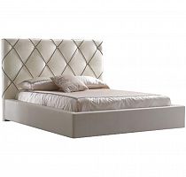 кровать двуспальная 160х200 бежевая kalibry в Архангельске