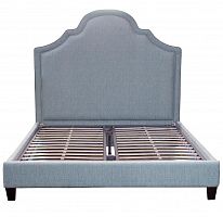 кровать двуспальная 160х200 бирюзовая из велюра guss в Архангельске