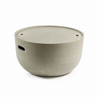 журнальный столик rhette cc0506rf03 из цемента от la forma (ex julia grup). с емкостью для хранения. в Архангельске