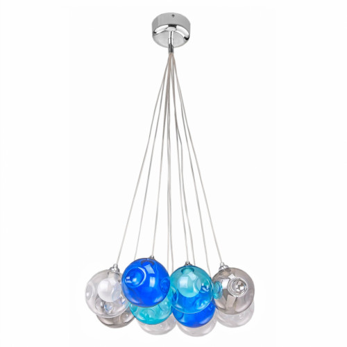 люстра bocci blue 10 прозрачное, голубое, пепельное стекло в Архангельске