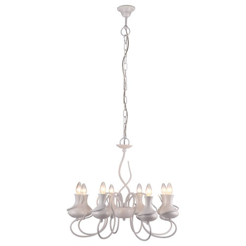 подвесная люстра arte lamp vaso a6819lm-8wh в Архангельске