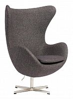 кресло egg chair кашемир серое в Архангельске