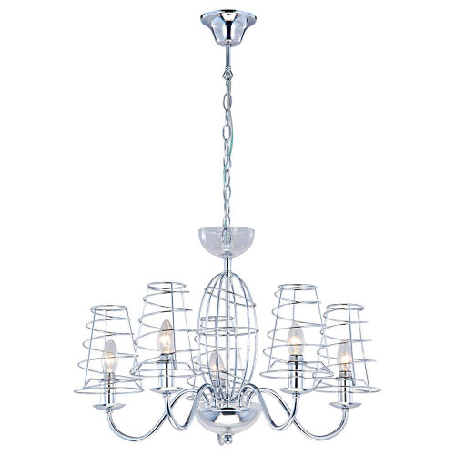 подвесная люстра arte lamp cage a4320lm-5cc в Архангельске